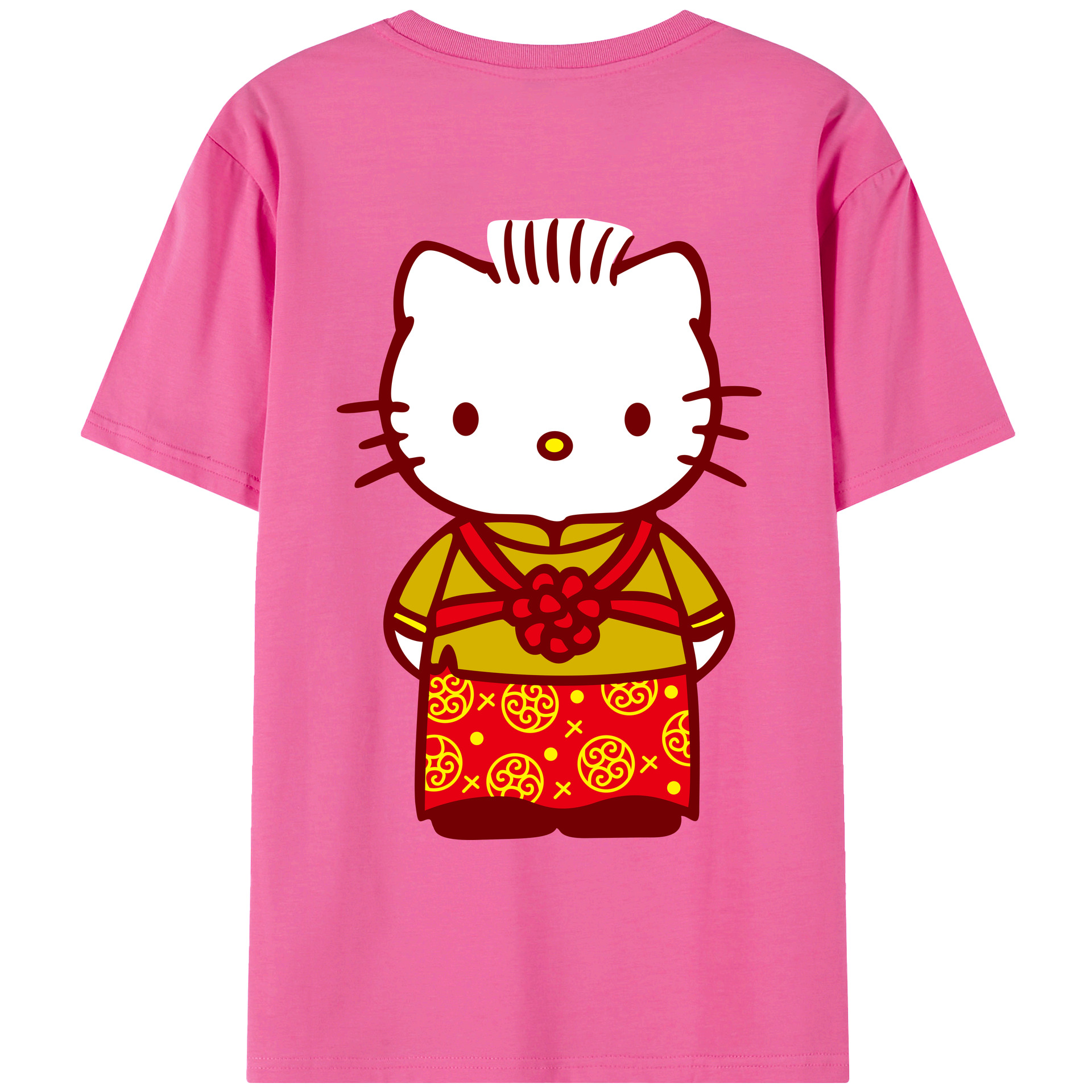 （画像用） Hello Kitty ハローキティ レディース半袖Tシャツ(バックプリント)